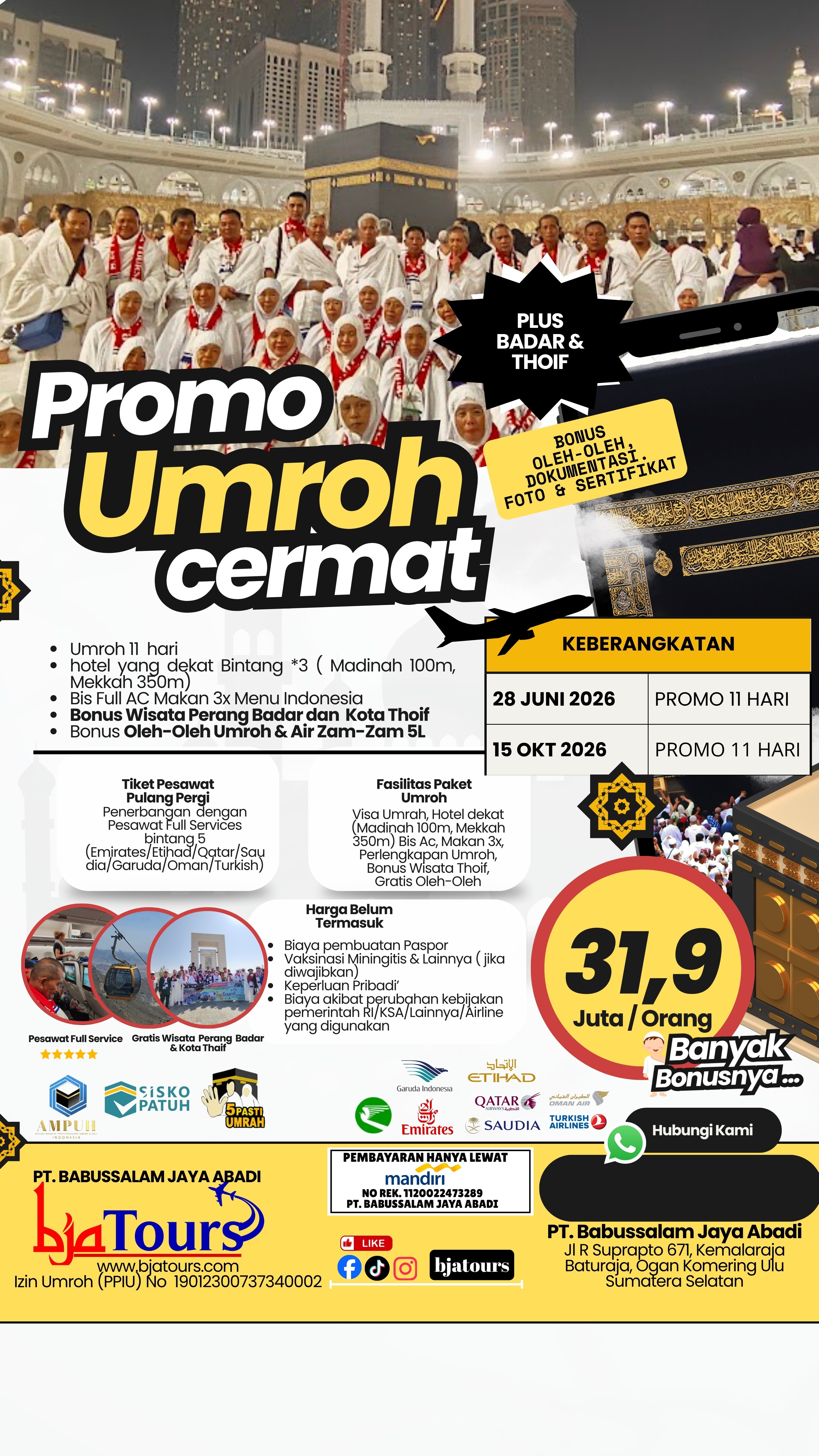 Umroh Awal Musim Juni 2026