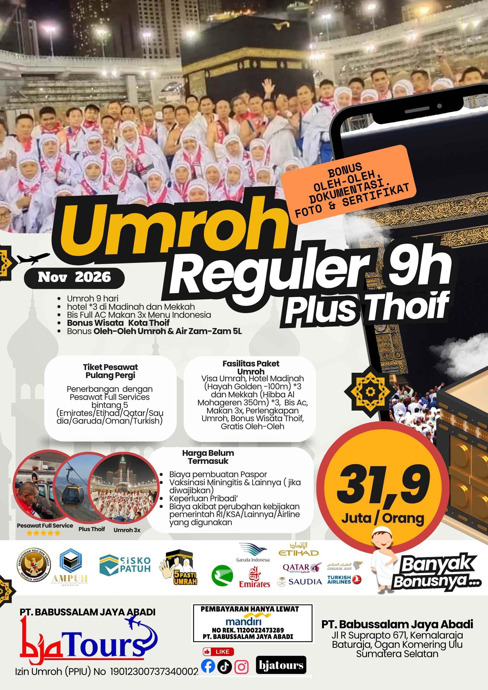 Umroh November Plus Thoif